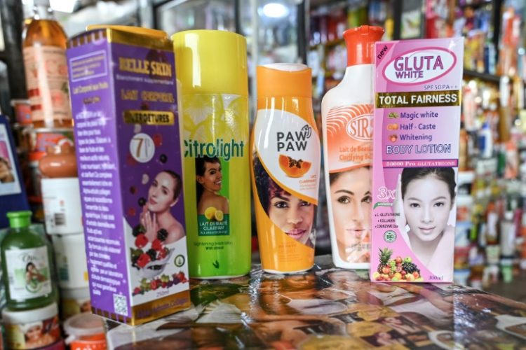 In Africa and Asia, having fair skin is associated with higher status, privilege and beauty. ©AFP