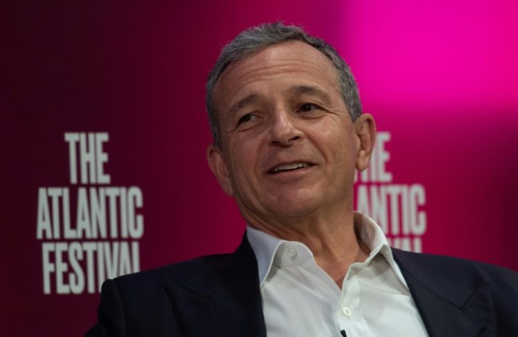 Disney CEO Bob Iger, shown here in 2019, expressed confidence in an upcoming initiative to crack down on improper streaming password sharing . ©AFP