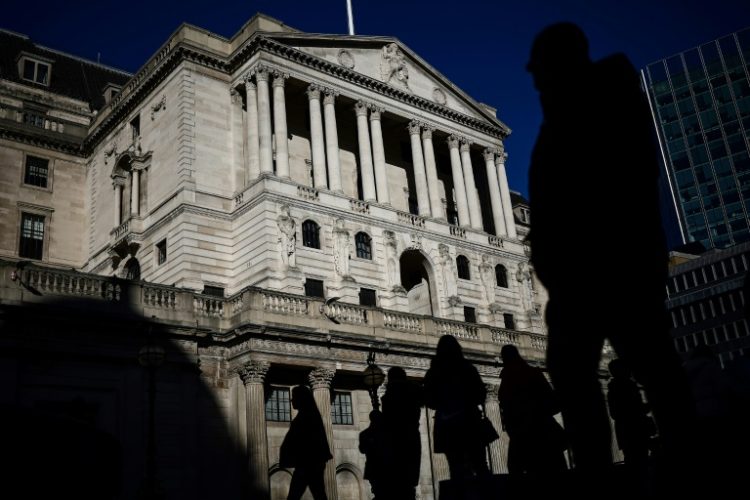 While the Bank of England is expected to keep monetary policy unchanged, there are hopes it could start cutting interest rates in the summer. ©AFP
